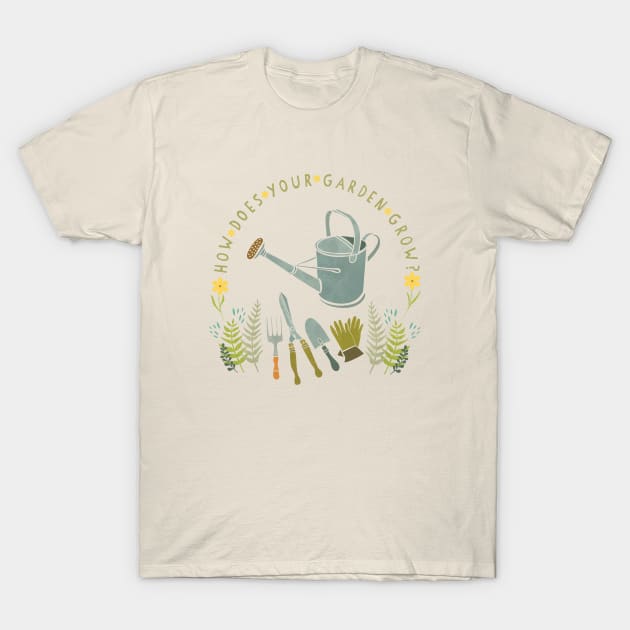 How Does Your Garden Grow T-Shirt by LittleBunnySunshine